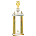 Double Gold Carbon Fiber Victory Pickleball Trophy