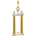 Double Gold Carbon Fiber First Place Shooter Trophy
