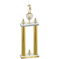 Double Gold Carbon Fiber Victory Golf Trophy