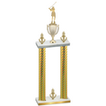 Double Gold Carbon Fiber Victory Golf Trophy