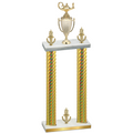 Double Gold Carbon Fiber Victory Academics Trophy