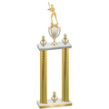 Double Gold Carbon Fiber Victory Softball Trophy