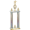 Double Silver Glacier Victory Soccer Trophy