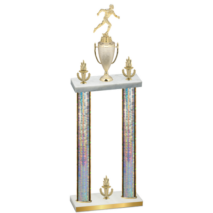 Double Silver Glacier Victory Running Trophy