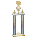 Double Silver Glacier Third Place Running Trophy