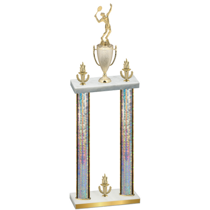 Double Silver Glacier Victory Tennis Trophy