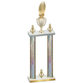Double Silver Glacier Victory Football Trophy