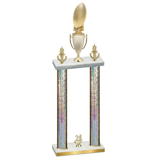 Double Silver Glacier Year Football Trophy