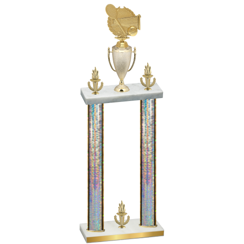 Double Silver Glacier Victory Tennis Trophy