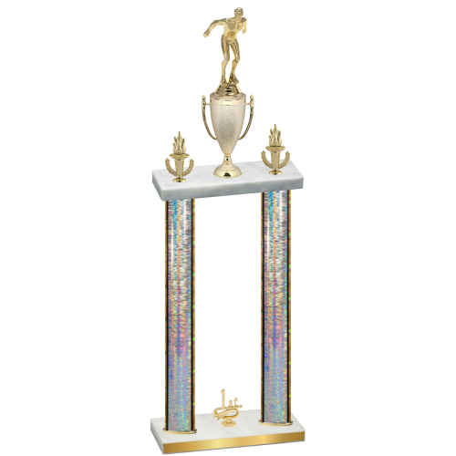 Double Silver Glacier First Place Swimming Trophy