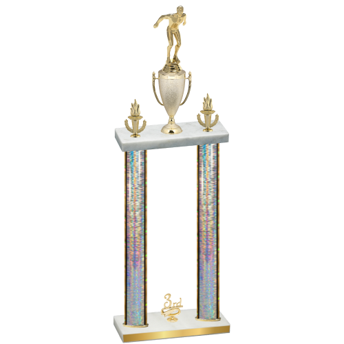 Double Silver Glacier Third Place Swimming Trophy