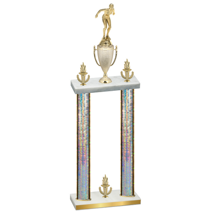 Double Silver Glacier Victory Tennis Trophy