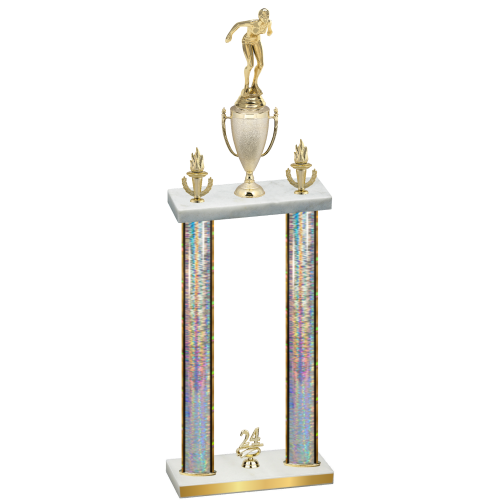 Double Silver Glacier Year Tennis Trophy