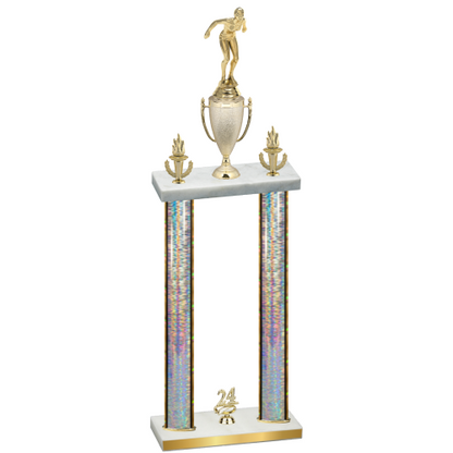 Double Silver Glacier Year Tennis Trophy