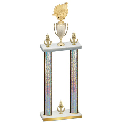 Double Silver Glacier Victory Swimming Trophy