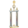 Double Silver Glacier First Place Insert Trophy