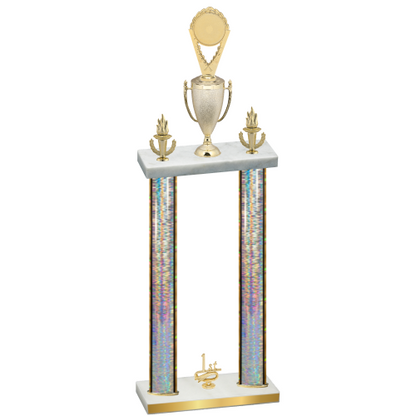 Double Silver Glacier First Place Insert Trophy
