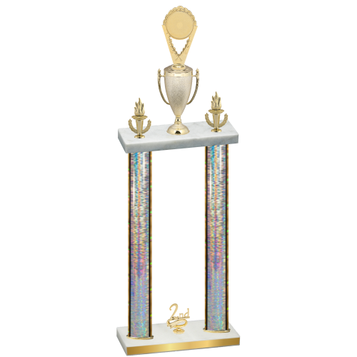 Double Silver Glacier Second Place Insert Trophy