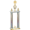 Double Silver Glacier Third Place Insert Trophy
