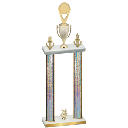 Double Silver Glacier Year Insert Trophy