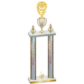 Double Silver Glacier First Place Pickleball Trophy