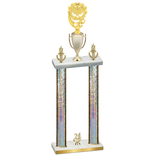 Double Silver Glacier Year Pickleball Trophy