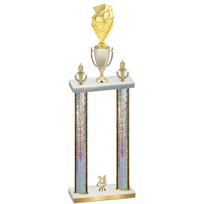 Double Silver Glacier Year Pickleball Trophy