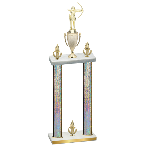 Double Silver Glacier Victory Archery Trophy