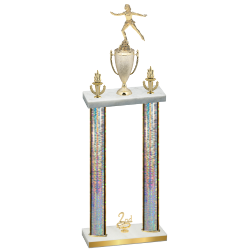 Double Silver Glacier Second Place Skater Trophy