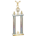 Double Silver Glacier Fourth Place Weights Trophy