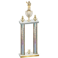 Double Silver Glacier Year Holiday Trophy