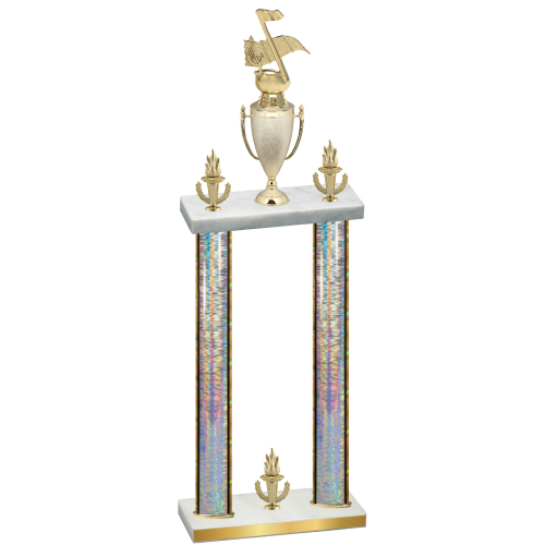 Double Silver Glacier Victory Music Trophy