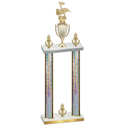 Double Silver Glacier Victory Music Trophy