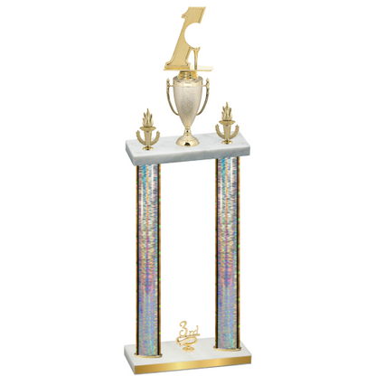 Double Silver Glacier Third Place Golf Trophy