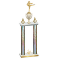 Double Silver Glacier Second Place Karate Trophy