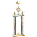 Double Silver Glacier Third Place Karate Trophy