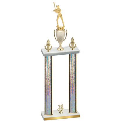 Double Silver Glacier Year Softball Trophy