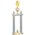Double Silver Carbon Fiber Victory Pickleball Trophy