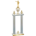 Double Silver Carbon Fiber Year Shooter Trophy