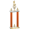 Double Orange Carbon Fiber Victory Hockey Trophy