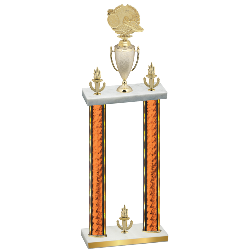 Double Orange Glacier Victory Running Trophy