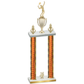 Double Orange Glacier Year Tennis Trophy
