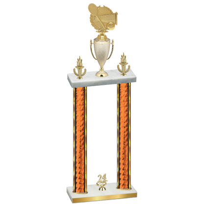 Double Orange Glacier Year Tennis Trophy