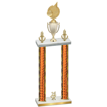 Double Orange Glacier Year Volleyball Trophy
