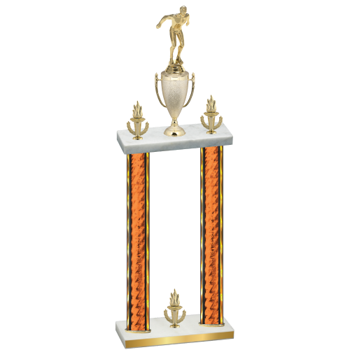 Double Orange Glacier Victory Swimming Trophy