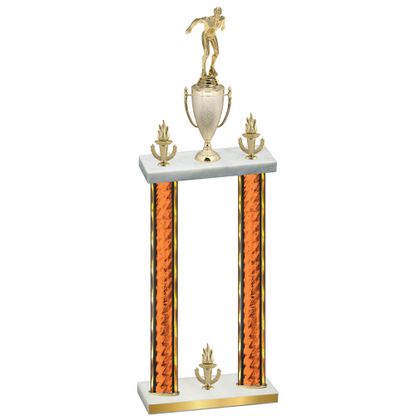 Double Orange Glacier Victory Swimming Trophy