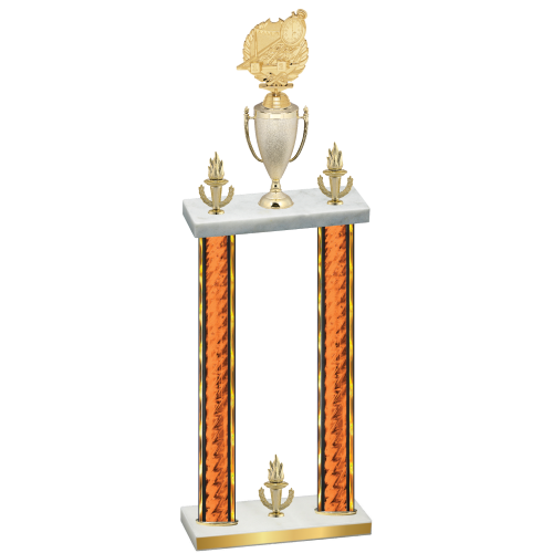 Double Orange Glacier Victory Swimming Trophy