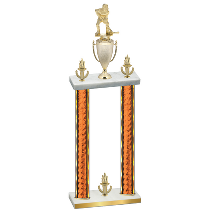Double Orange Glacier Victory Hockey Trophy