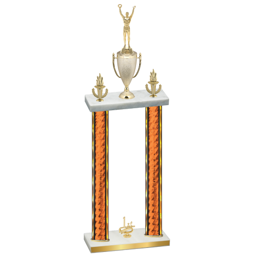Double Orange Glacier First Place Victory Trophy