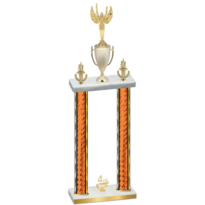 Double Orange Glacier Fourth Place Victory Trophy